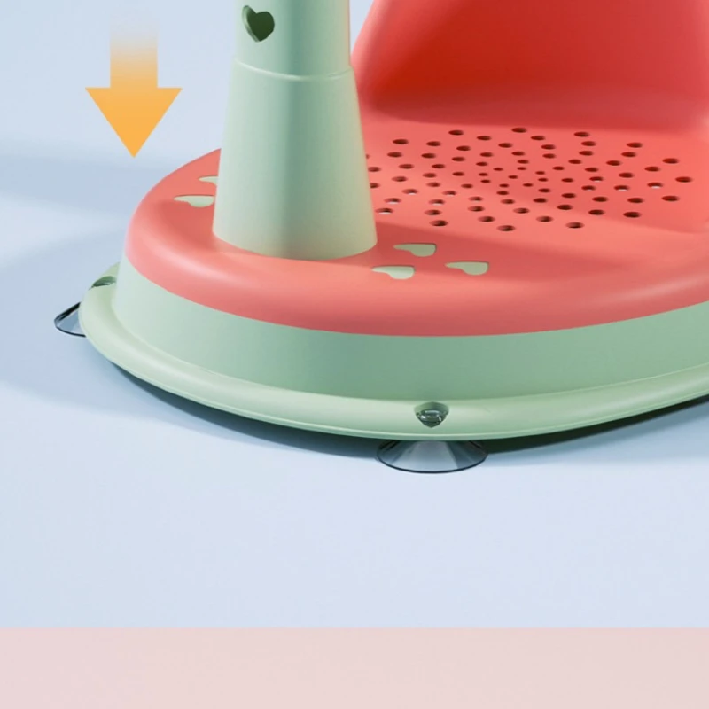 كرسي استحمام للأطفال، رف دش محمول مناسب لحديثي الولادة وإكسسوارات نمو الأطفال الصغار