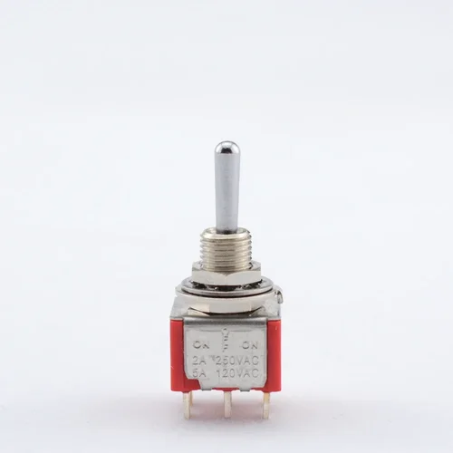 Imagen 2 del producto 1 pieza ON-ON / ON-OFF-ON /ON-ON-ON DPDT Mini interruptor de palanca para guitarra eléctrica o bajo CN (origen)