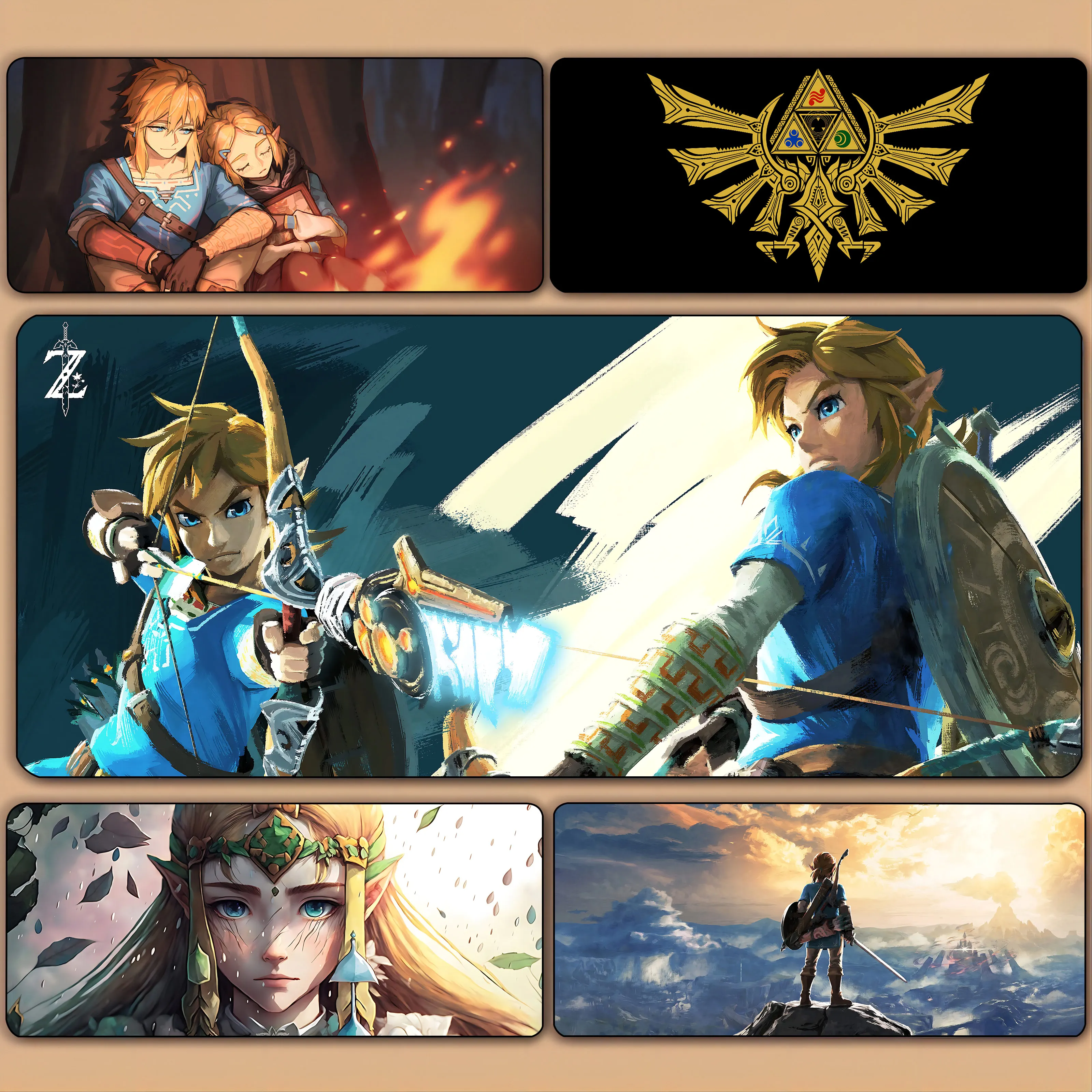 Hot Link Adventure Z-Zelda Mousepad HD Printing Computer Gamers Locking Edge Non-slip Mouse Pad XXL90x40cm Keyboard PC Desk Pad