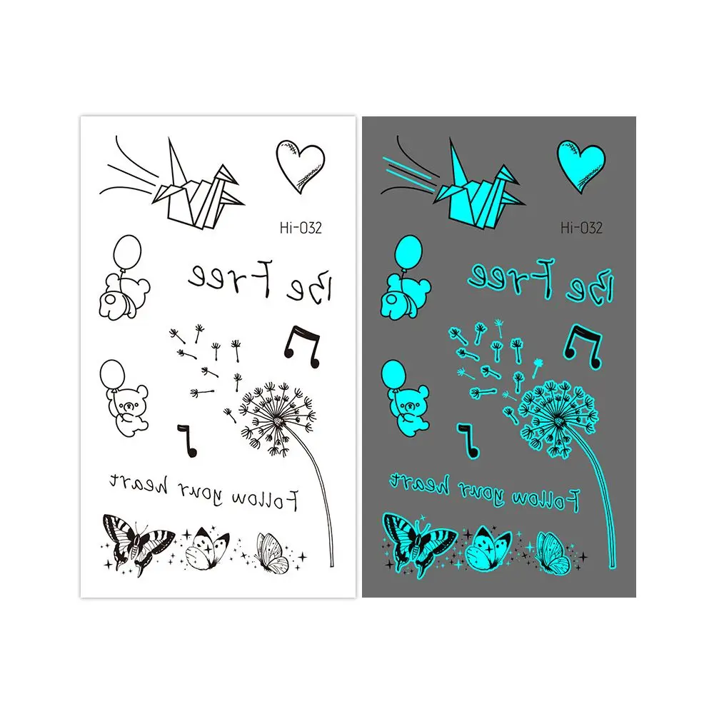 Модные-флуоресцентные-синие-светящиеся-временные-татуировки-наклейки-для-мужчин-и-женщин