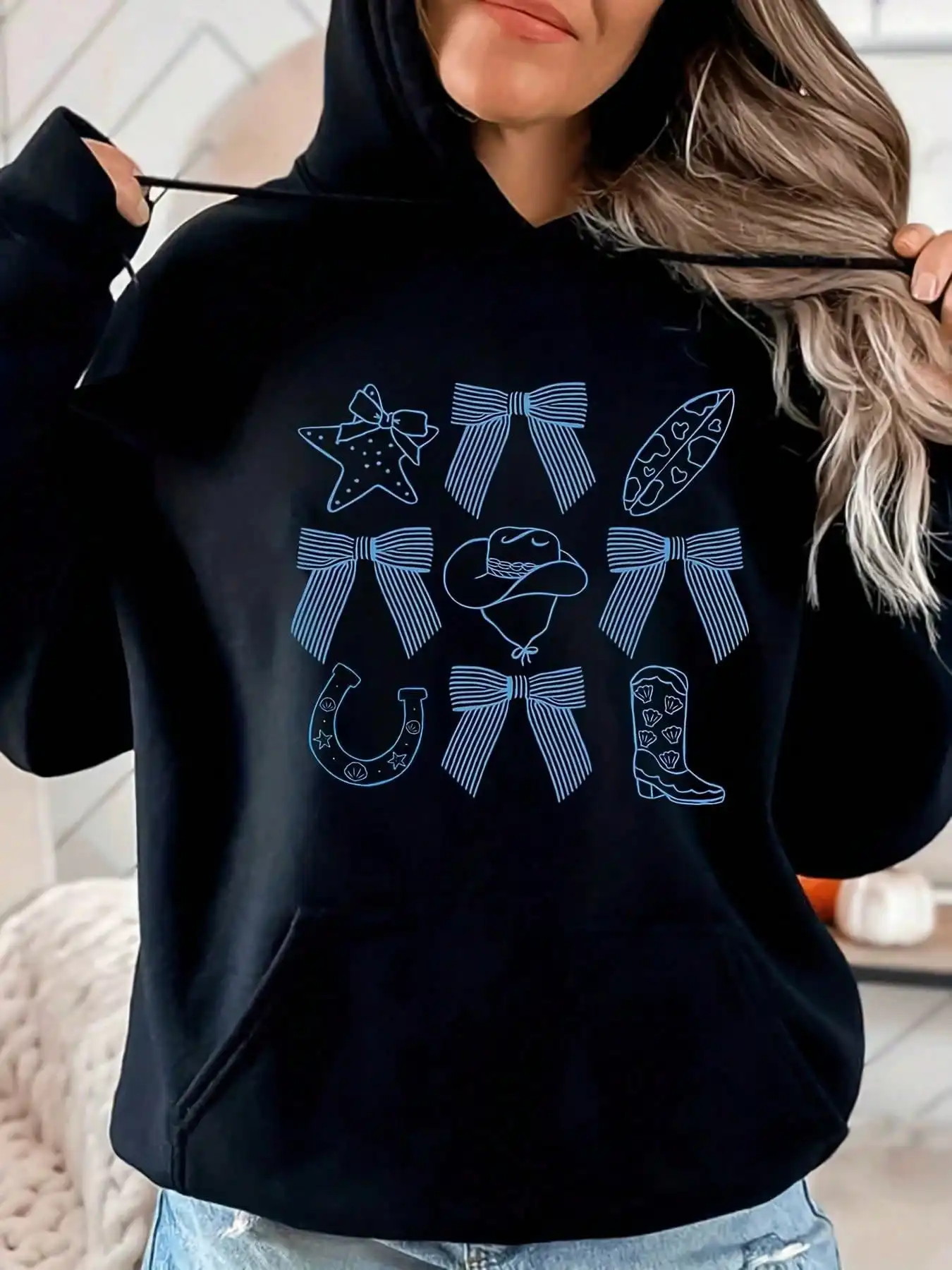 

Men's and Women's Plus Size Printed Top, Loose Casual, Soft, Comfortable and Breathable, Outdoor Sports Loose Pullover Hoodie