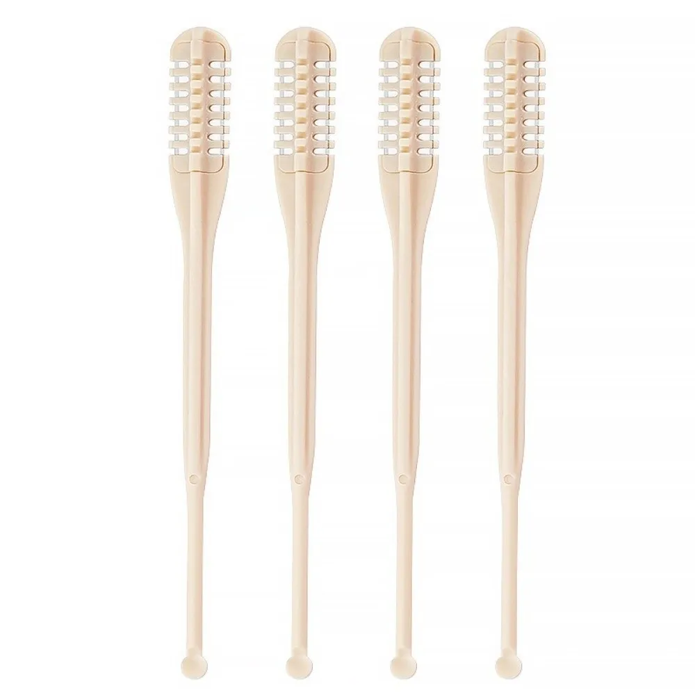 

4pcs New 360 Rotating Nose Ear Hair Trimmer Easy Clean Manual Nasal Clippers Ultra-Thin Nose Hair Remover Adult