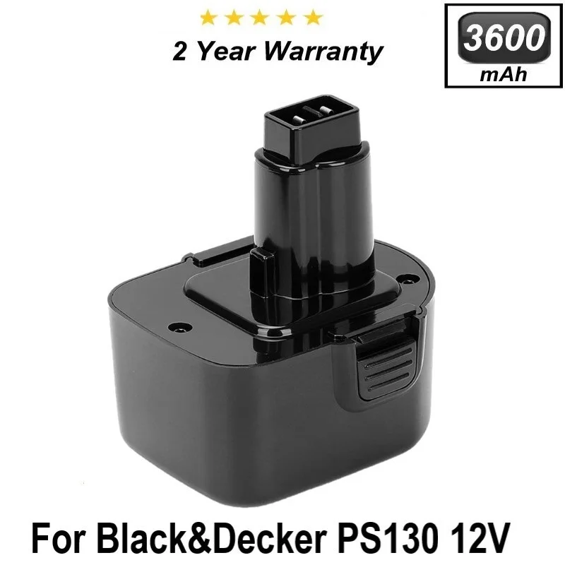 To Ps130 12V 3600mAh For Black&Decker PS130 PS130A power tool battery A9252 A-9252 A9275 A-9275 A9266