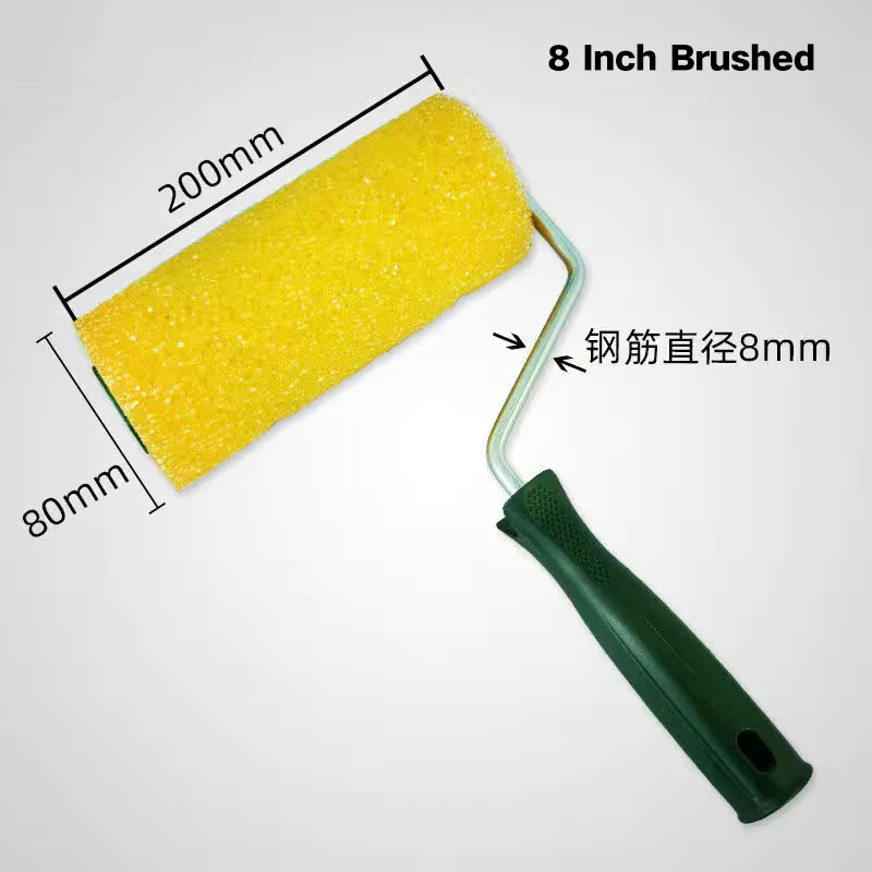 7inch 8inch Foam Roller Brush Pattern Paint Rollers for Wall Decroation Wall Art Painting Tools Textured Roller Polyester