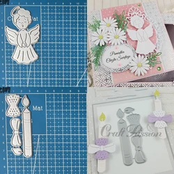 Lucky Goddess Metal Cutting Dies Angel & Baptism Diy Scrapbooking Photo Album Decorative Embossing Paper Card Crafts