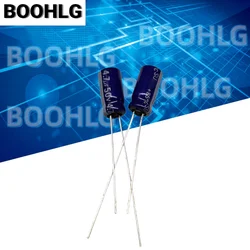 5PCS 4.7UF 50V Fever Sound Capacitor 50V 4.7UF 5X11 AM Flash Blue Robe