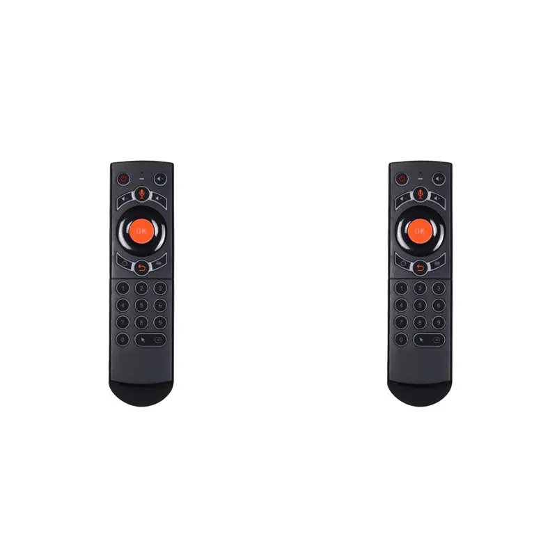

【НОВИНКА】2X Q7 гироскоп с подсветкой, беспроводная воздушная мышь, умный голосовой пульт дистанционного управления, полные клавиши, ИК-обучение для Android TV Box