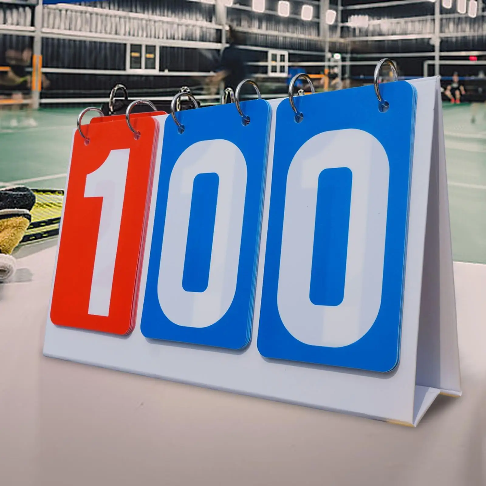 3 Digit Tabletop Score Board Flip Scoreboard for Coaches Team Games Tennis