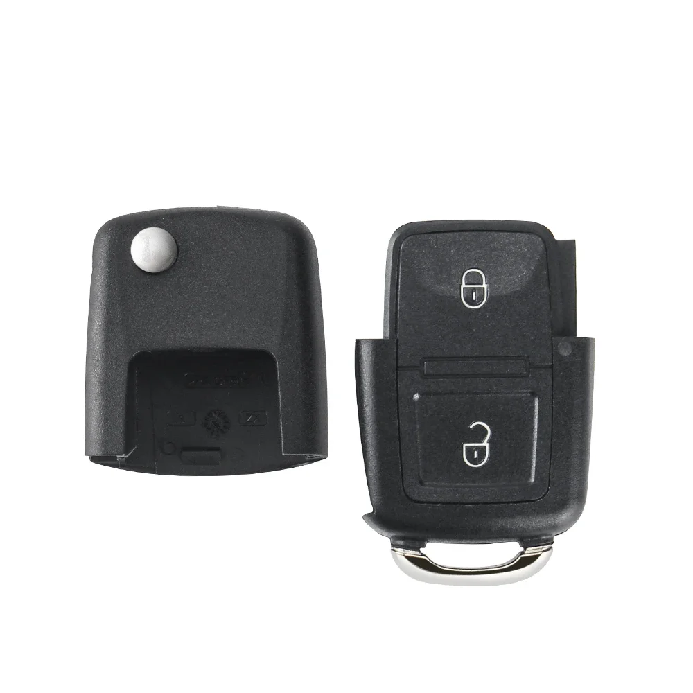 KEYYOU per Seat For Skoda Key per VW Volkswagen MK4 Bora Golf 4 5 6 Passat Polo Bora Touran Car Key Shell No Blade