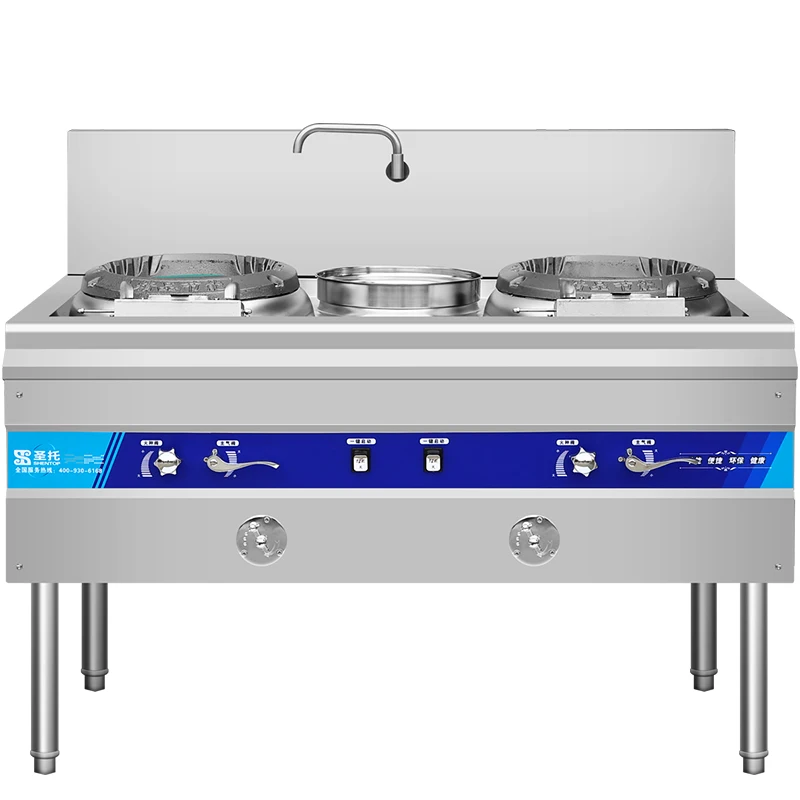 Industrial Stove With 4 Burners Chinese Commercial Lpg Stove 2 Burner Factory Direct Stainless Steel Gas Stove