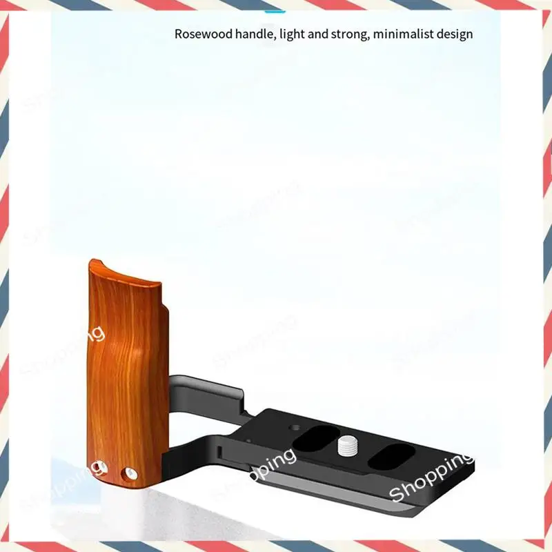 M20K Schnellwechselkäfig für Sony ZV-E10II Kamerakäfig M2 Holzgriff Schnellwechselplatte L-förmiges Zubehör Metallbasis