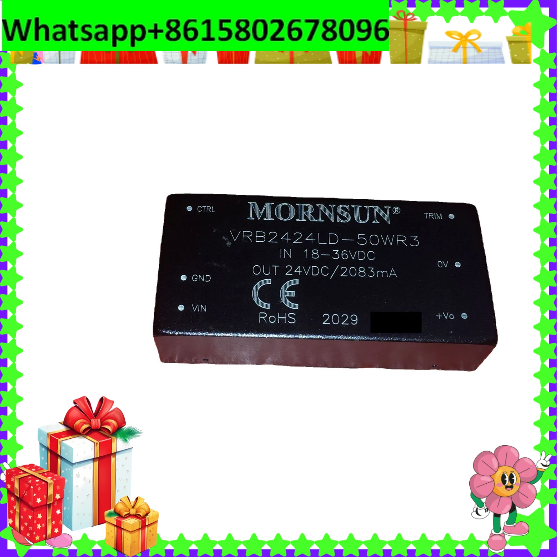 

VRB2405LD-50WR3/2403/2415/2424 Высококачественный модуль питания DC-DC мощностью 50 Вт