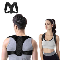 Adjustable Back Brace Support Invisible Shoulder Posture Corrector Unisex Spine Neck Health Correction Belt Home Office Sport