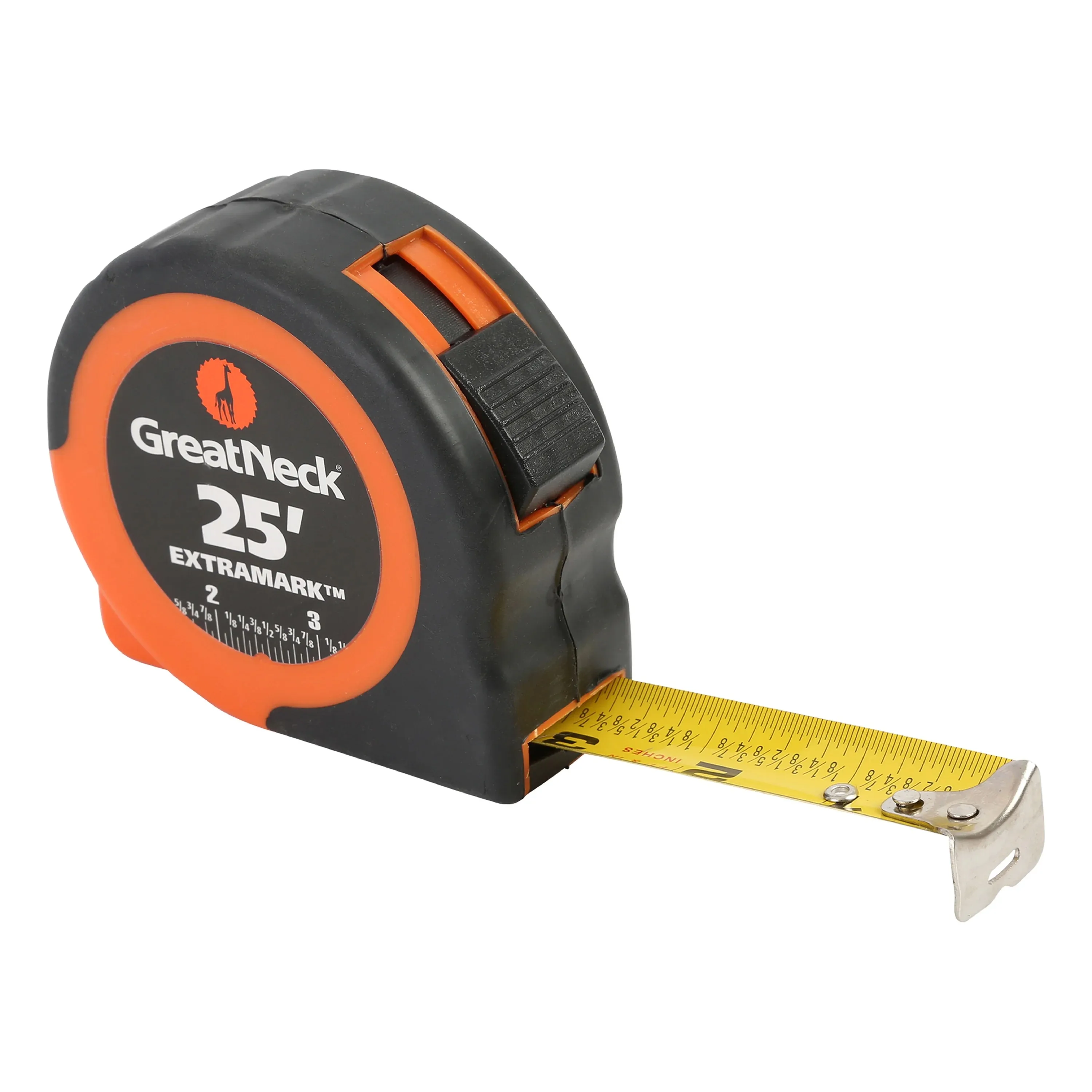 

Рулетка GreatNeck ExtraMarkTape, легко читаемая, 25 x 1 дюйм