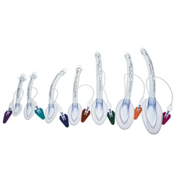 BamuCare 6PCS/7PCS Disposable PVC Laryngeal Mask Sterile Laryngeal Mask Anesthesia Breathing Intubating Mask LMA