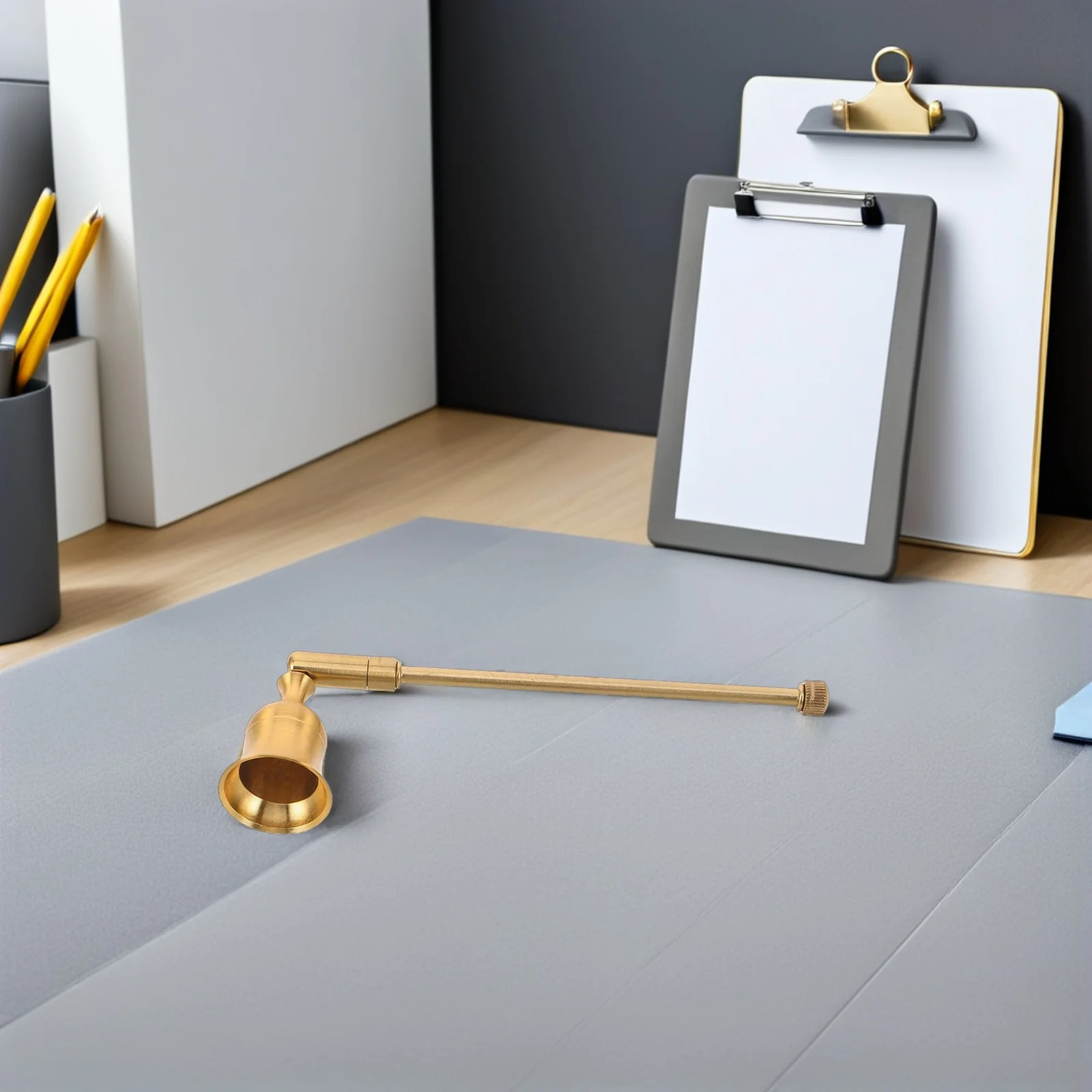 Металлический потушитель с ручкой, винтажная латунная отделка для декора дома и свадьбы