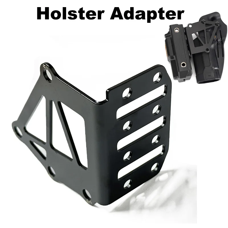 Holster Adapter Platform Stainless Steel Holster Platform Quick Locking System Extension Plate for Outdoor Camping Hunting