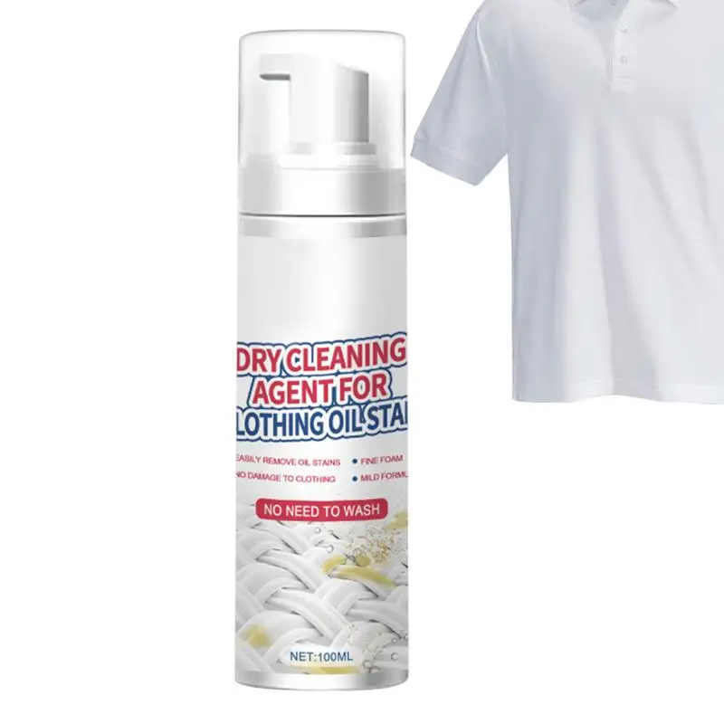 Down Jacket Agente Detergente para Roupas, Removedor de Manchas Eficaz, Sem Lavagem, 100 ml/Lot