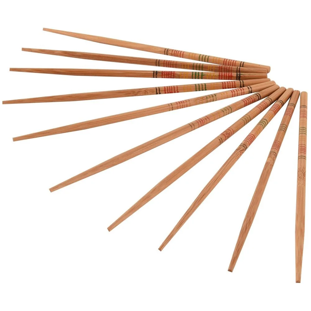 Sushi-eetstokjes van bamboe, 22,5 cm, 10 stuks.