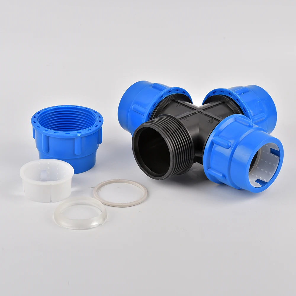 20/25/32mm PVC PE Tube Tap Water Splitter Plastic Quick Valve Connector Garden Agriculture Irrigation Water Pipe Fittings