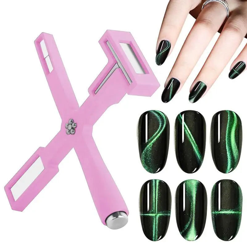 Multi-function Nail Magnetic Stick Sleeve Cat Magnet Board For Nail Gel Polish Strip Effect Nail Art Decal Tool Accessories