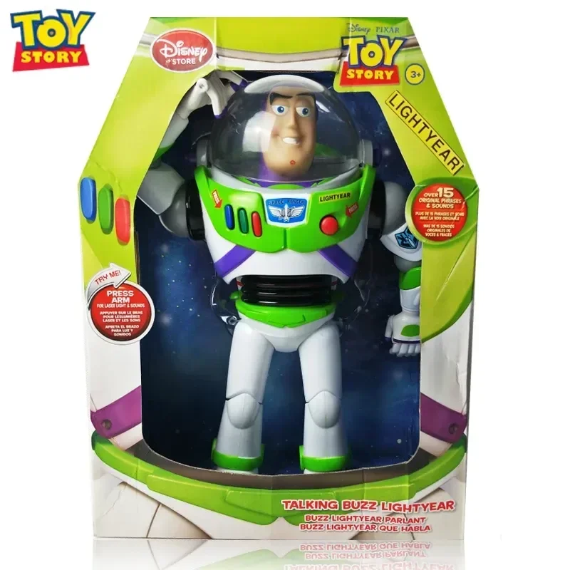 Disney New Movie Toy Story In Stock, Detective Woody, Tracy Toys, Buzz Lightyear Sound Glowing Toys, Dolls, Handmade Model Gifts