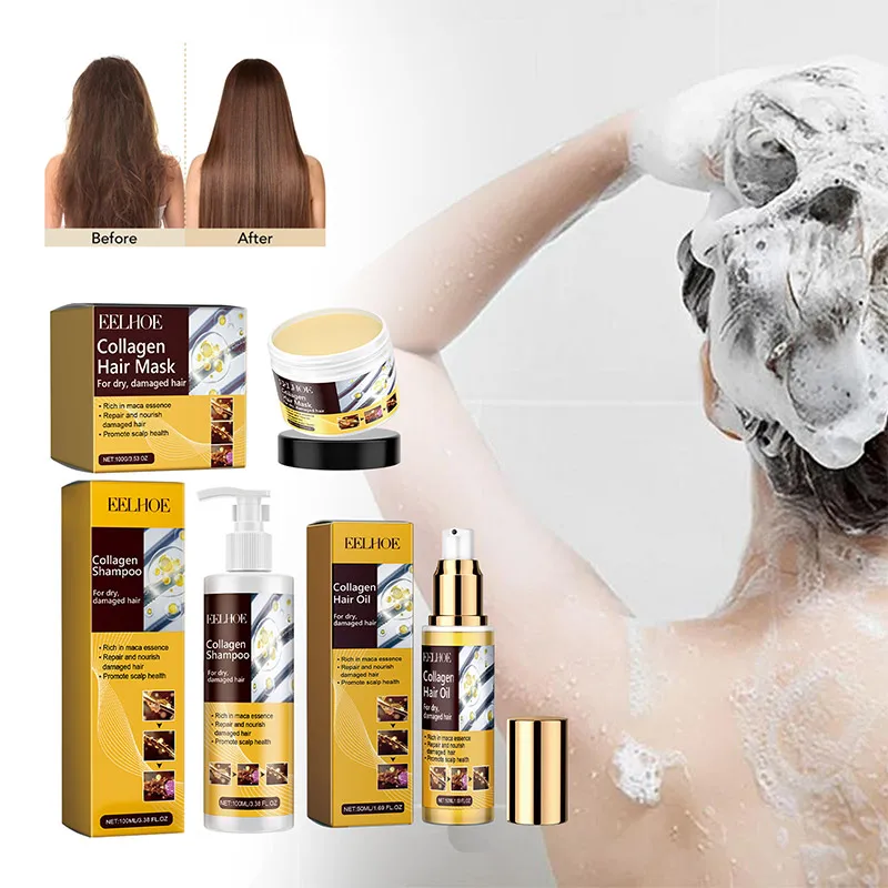 Queratina Máscara Capilar para Cabelos Secos e Danificados, Revitalização do Cabelo, Alisar, Suave Suave, Hidratar, Tratamento Capilar, Cuidado Capilar