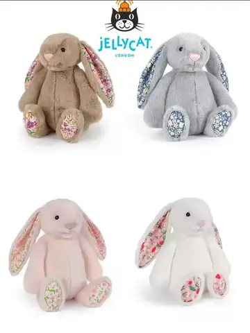 Best-seller 30cm JC Cute Long Ears Rabbit Plush Toy Very Soft White Pink Bunny Doll Sleeping Plushies Home Decor Xmas Gifts Girl