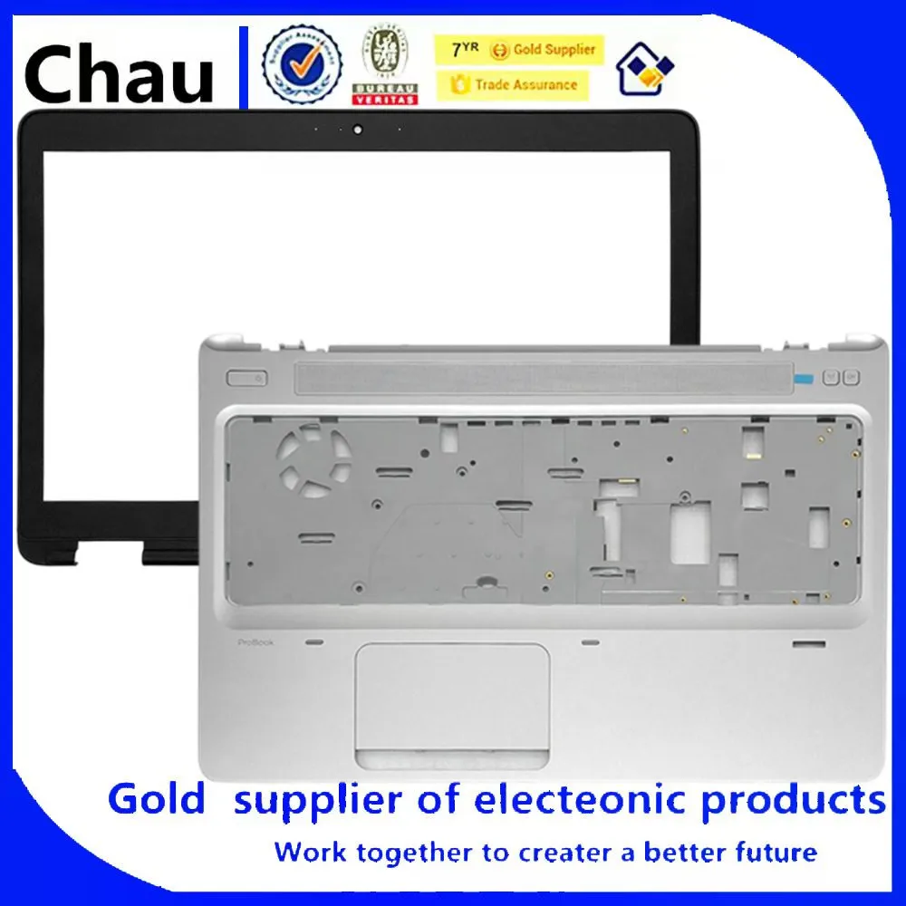 New For Chau  ProBook 650 655 G2 G3 Laptop LCD Front Bezel cover /Upper Case Palmrest Cover 840751-001