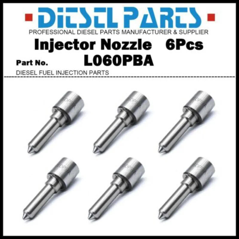 6Pcs Injector Nozzle L060PBA 2645A628 for B00901A Massey Ferguson 3350 3355 4235