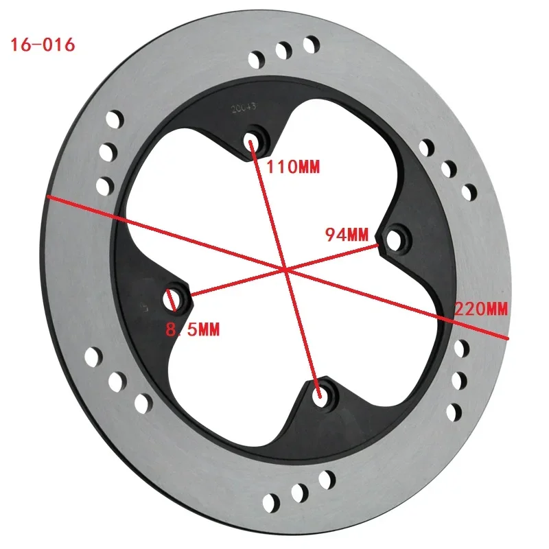 Motorcycle Rear Brake Disc Rotor For Honda RVF400R 1994-1996 VFR400 NC30 1989-1994 NSR250RR 1994 RVF 400 NSR 250 VFR 400