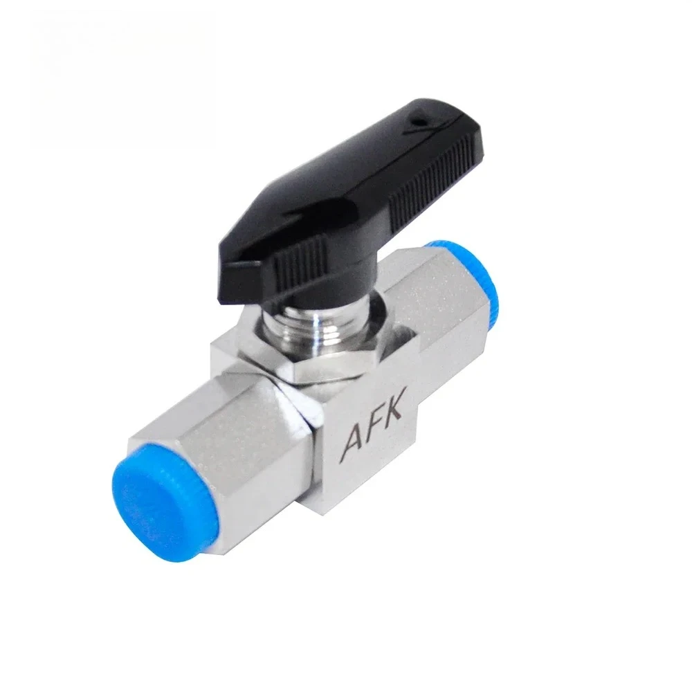 

1000psi Straight Stainless Steel 316 3000psi Two Way Ball Valve For Gas 1/4 3/8 1/2 NPT Thread