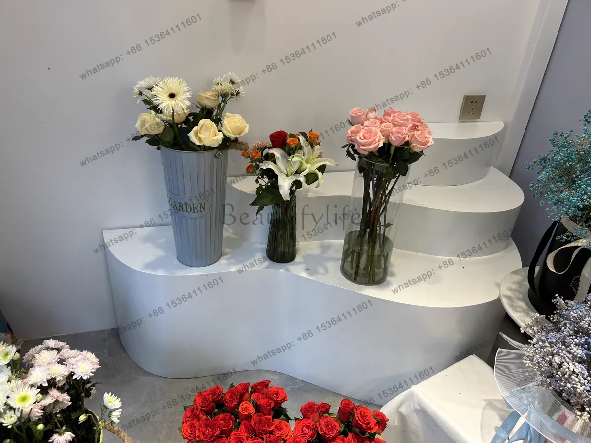 clothing flower shop display cabinet Nakajima display special-shaped water decoration table