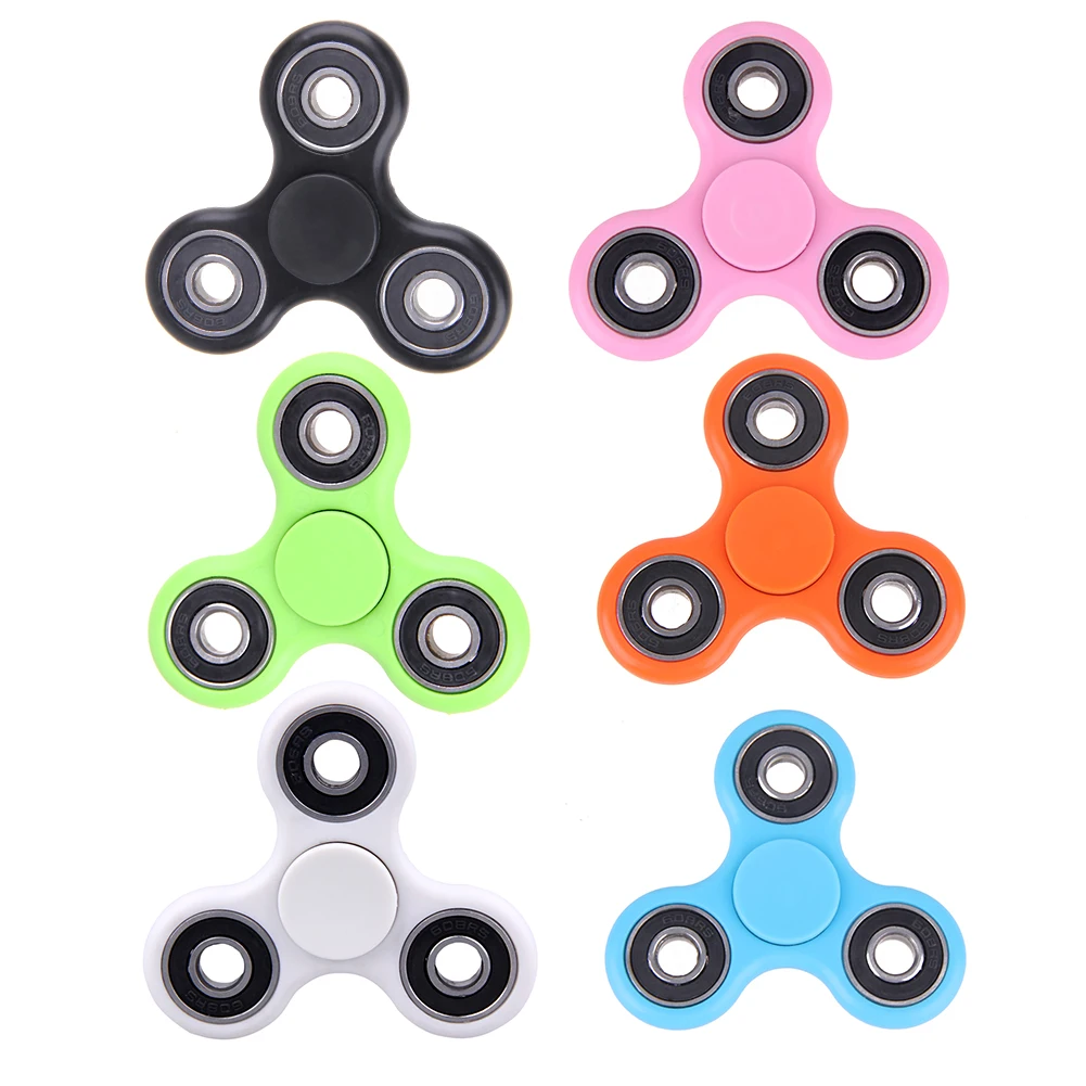 Tri-Spinner Fidget Toy Hand Spinner Anxiety Stress Relief