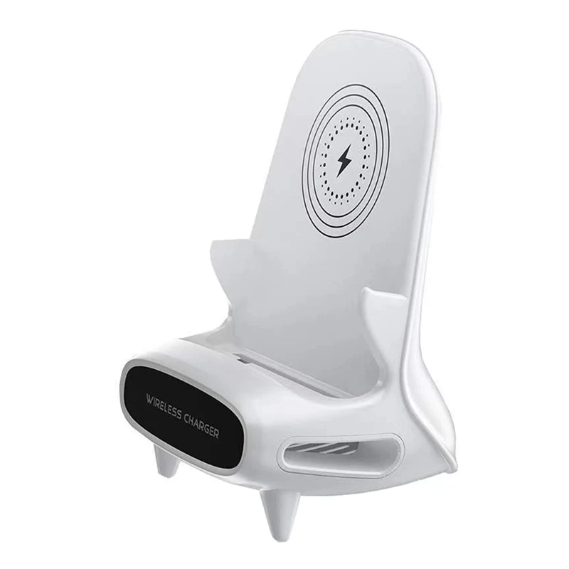 

Mini Chair Wireless Charger With Phone Stand Mobile Phone Bracket Creative Horizontal 15W Wireless Fast Charger