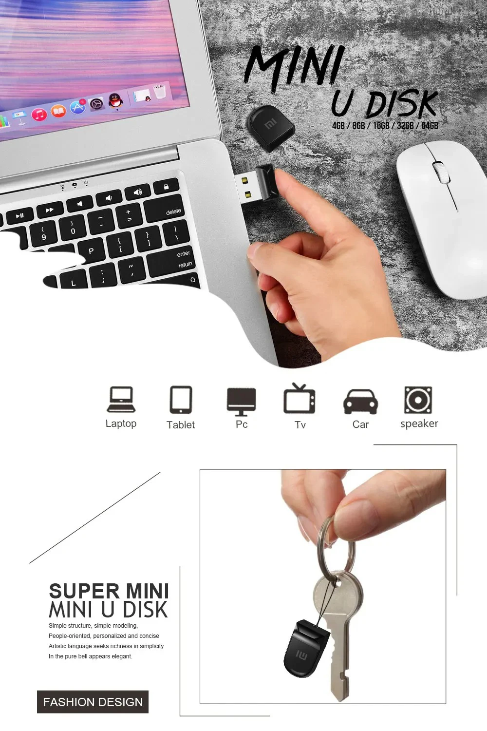 XIAOMI 2TB Usb Flash Drives High Speed Metal Pendrive 1TB 512GB 256GB Portable Usb Pen Drive Waterproof Memoria Usb Flash Disk