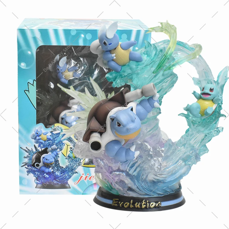 ポケモンアニメフィギュア,LEDライト付きPVCおもちゃ,特殊効果