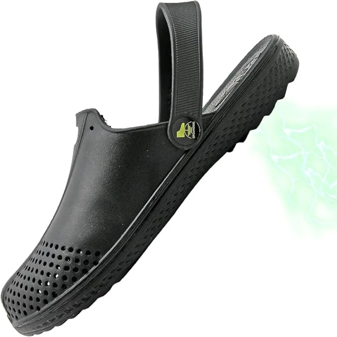Zuecos de puesta a tierra Zapatos de puesta a tierra para hombres y mujeres que conectan a la tierra Terapia con conexión a tierra Zapatillas Sandalia Unisex