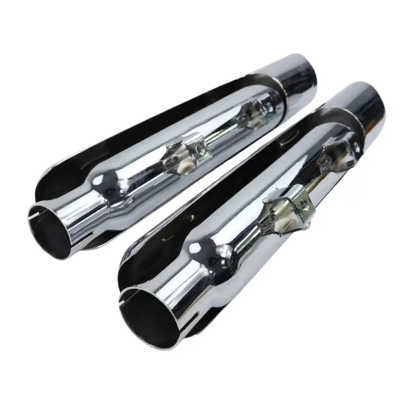 Electroplating exhaust tail section, fried street exhaust pipe tail section