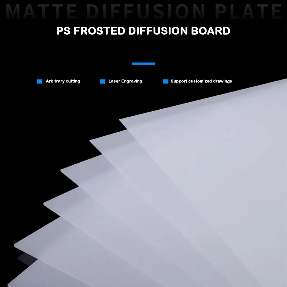 

New Acrylic Light Board Transparent White Mylti Size Lampshade Ceiling Light Board Light
