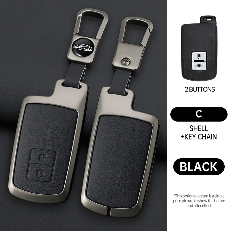 Car Remote Key Case Cover Shell for Toyota Auris Camry RAV4 Avalon Yaris Verso 2012 2013 2014 2015 2016 2017 2018 Accessories