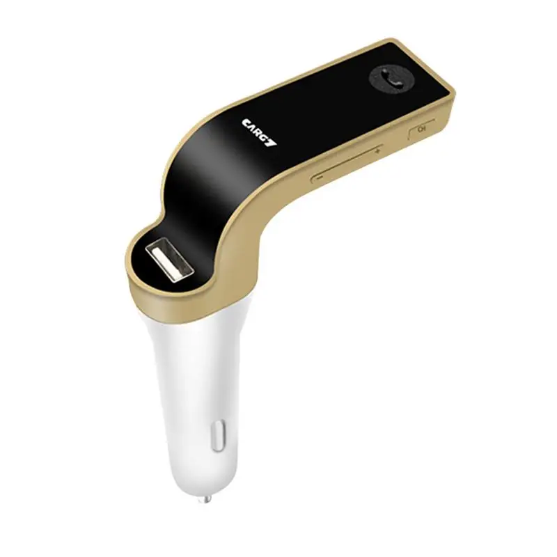 1pc Car Kit BluetoothHandsfree FM Transmitter Cigarette Lighter Type Radio MP3 Player USB Charger Auto Automobile Accessory 12V