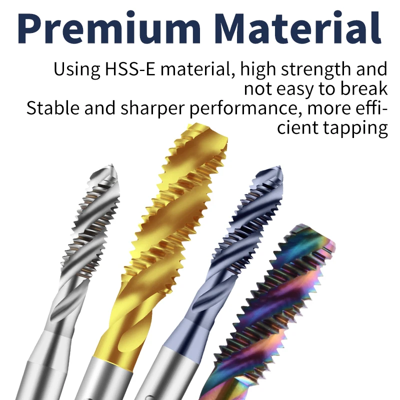 Japan OSG HSSE Spiral Fluted Tap M1 M1.2 M1.6 M1.8 M1.4 M2 M3 M4 M5 M6 M8 M10 M12 M14 M16 Machine Screw Thread Taps