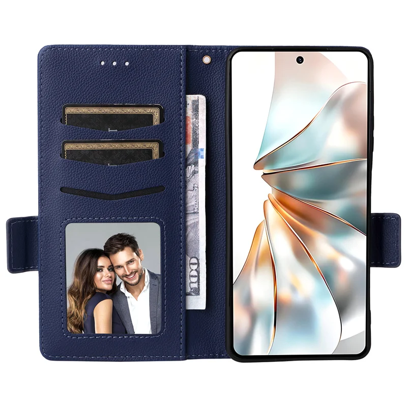 For ZTE Nubia Z60S Pro Side buckle Hanging rope Wallet Phone Case for Nubia Z60S Pro NX725J Magnetic Phone Case Wallet