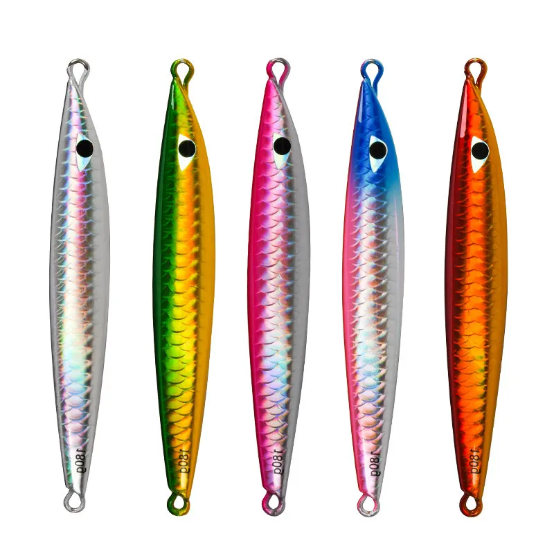 Slow Metal Jigging Lure Glow 120g 150g 180g Fish Falling Jigs Saltwater Fishing Pitch Pesca Angler Hard Bait Tackle