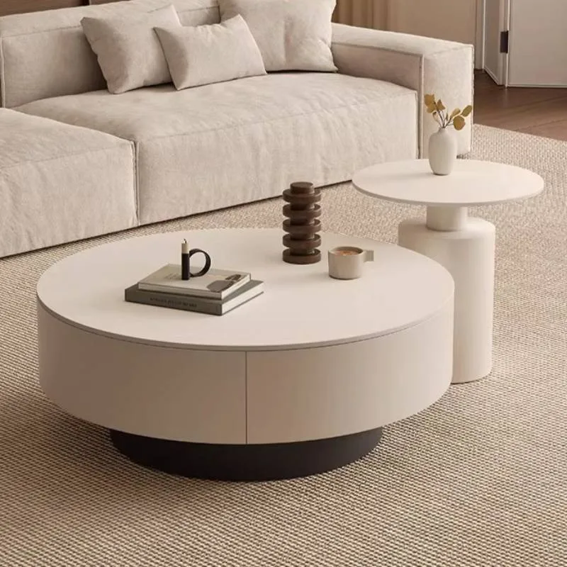 Large Assecorises Coffee Tables European Pieces Basses Apartments Coffee Tables Lateral Glass Muebles Para Hogar Furniture Home