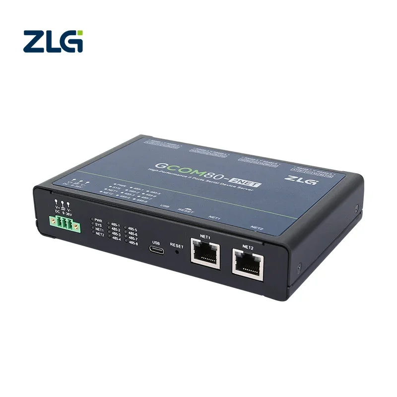 

ZLG Zhiyuan Electronics 8-way RS485 изолированный высокопроизводительный последовательный порт для сервера