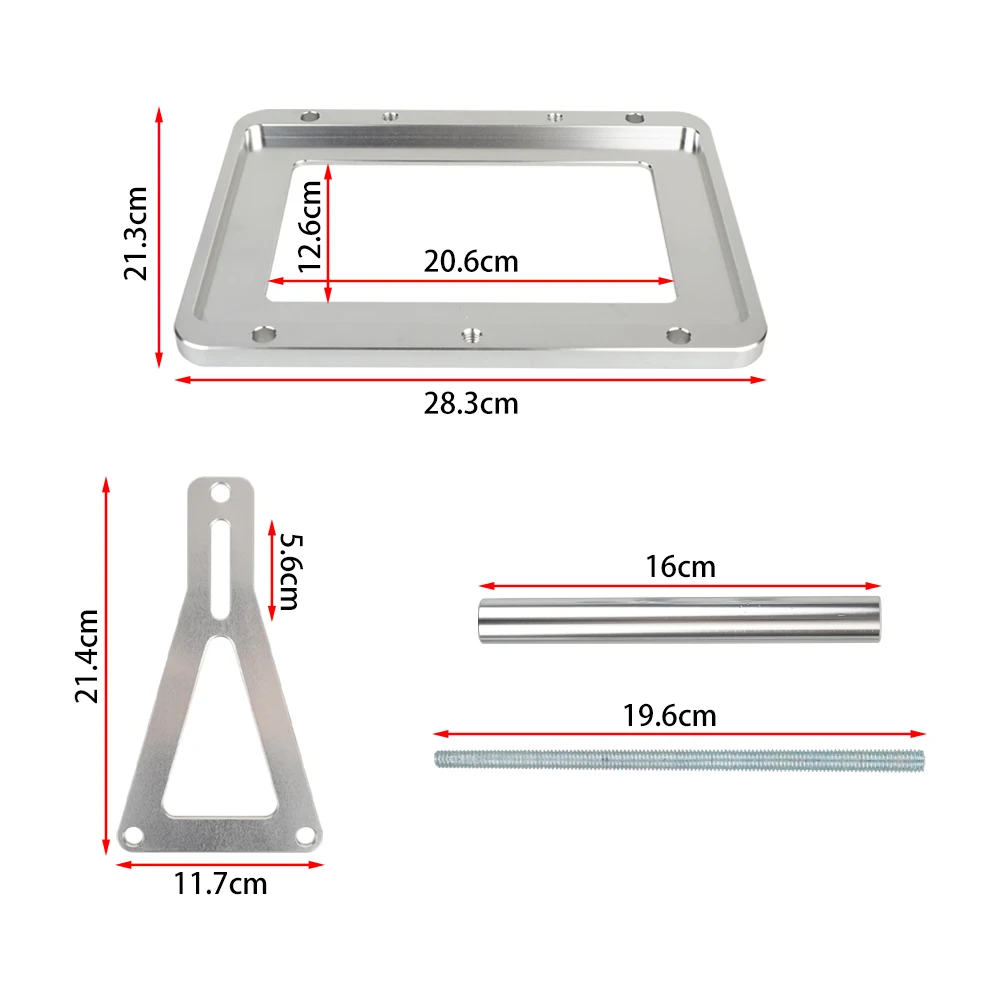 Battery Tray Hold Down Trunk For Optima Blue Red Yellow Top Batteries 34M D34M 34 34/78 D34 D34/78 Aluminum Battery Mount