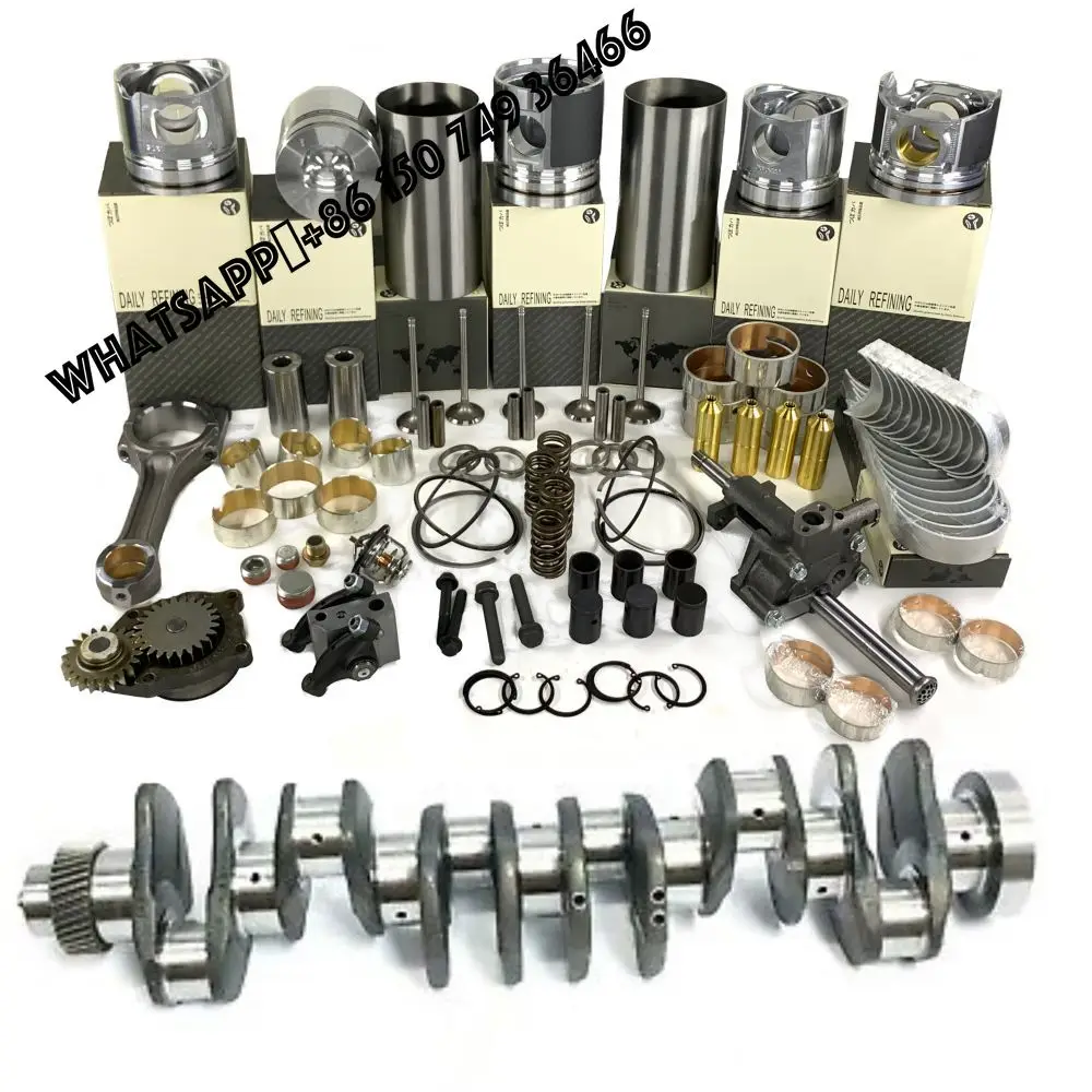 

Piston 404C 404D 403D-11 404D-22 403D-15 Rebuild Kit Cylinder Liner Piston Ring Set Overhaul Kit for Perkins Engine Parts