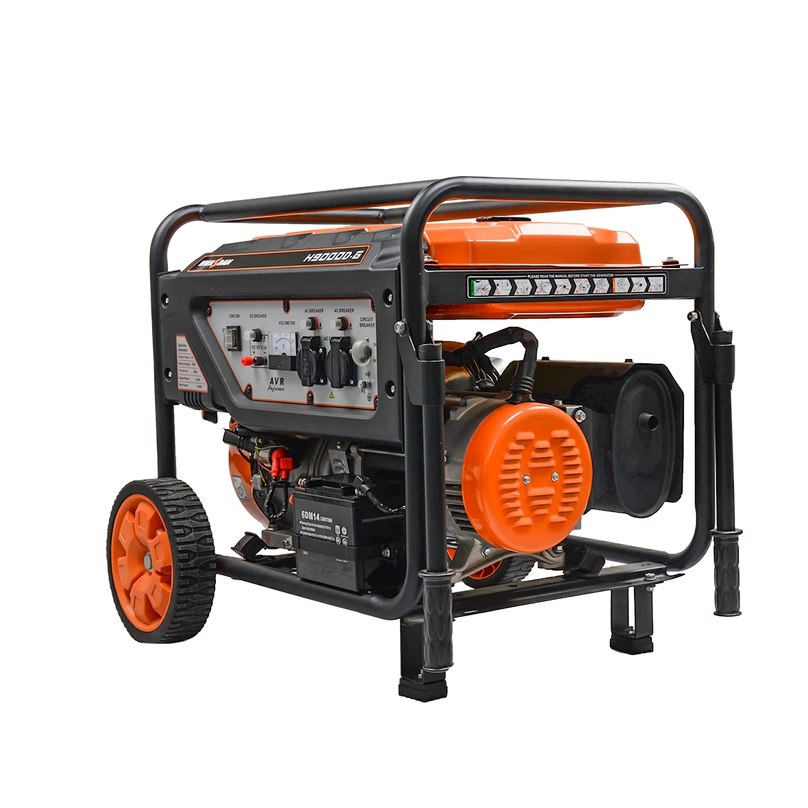 Wholesale 6000-Watt /7KW Open Frame  Generators , Electric Start For Backup Home Use